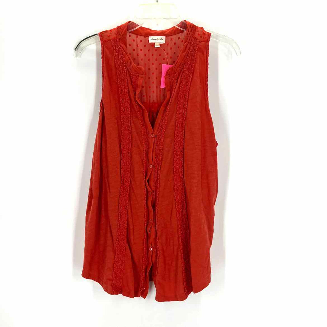 Size XL MEADOW RUE Orange Shirt