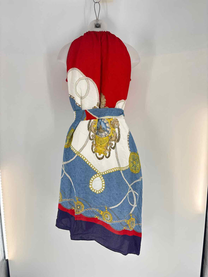 Size L MAEVE Red Print Dress