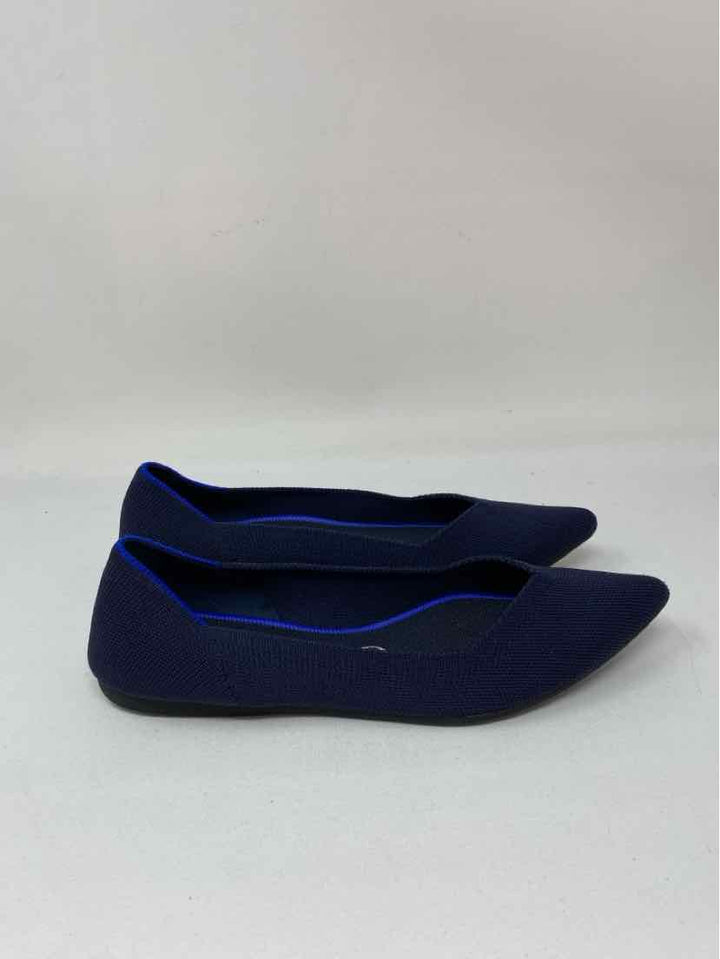 Shoe Size 8.5 ROTHY'S Navy Flats