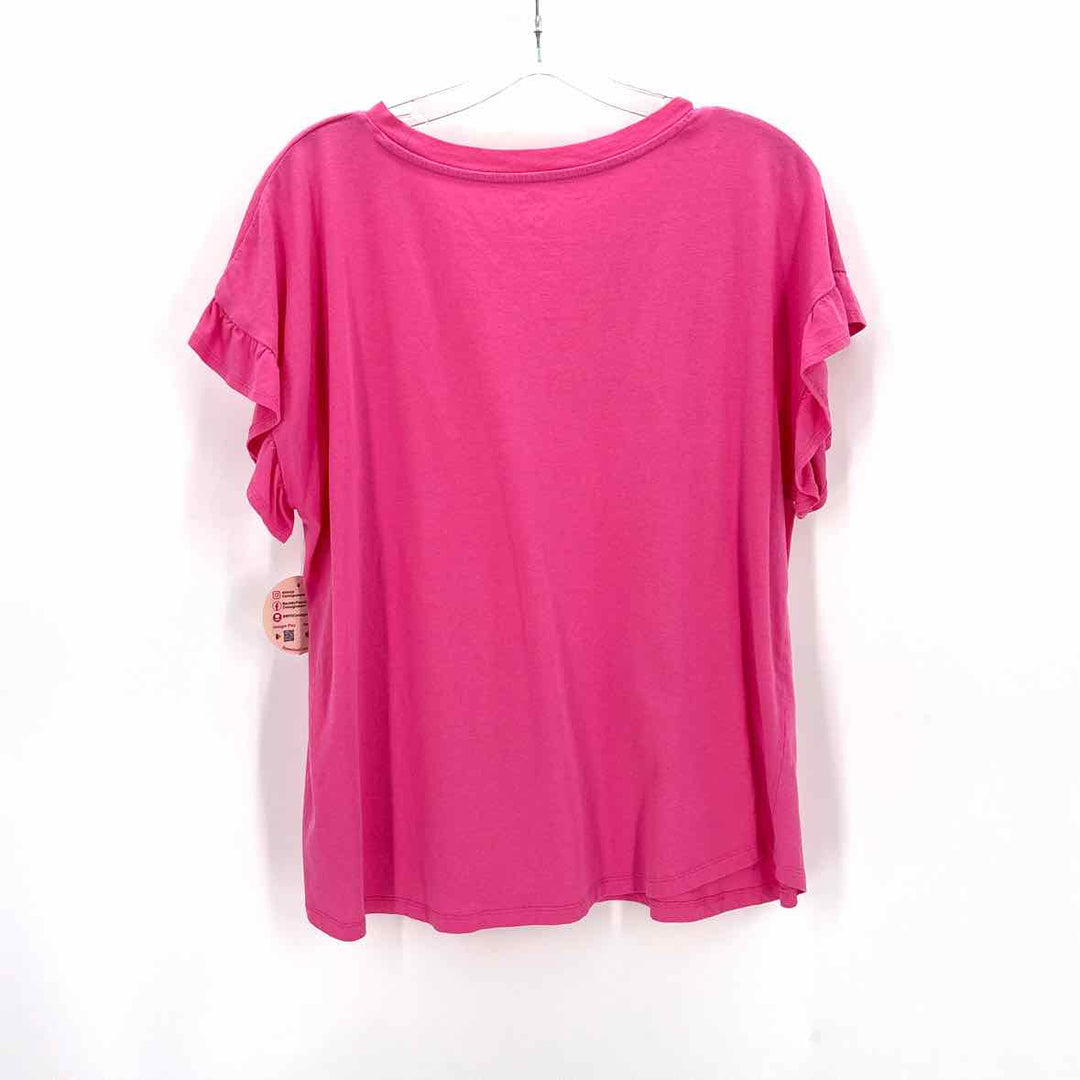 Size XL CROWN & IVY Pink Shirt