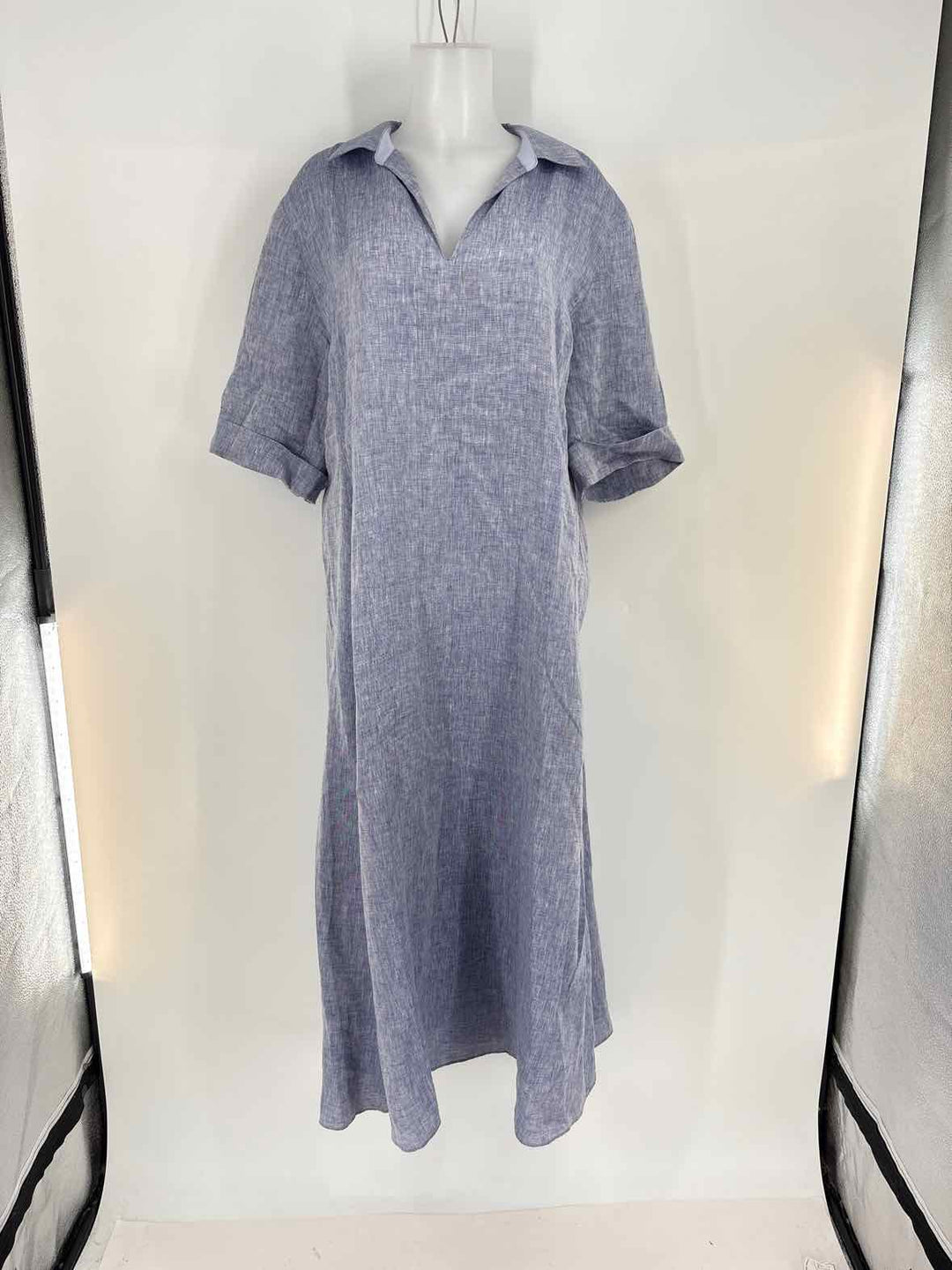 Size XL LAFAYETTE Blue Linen Dress
