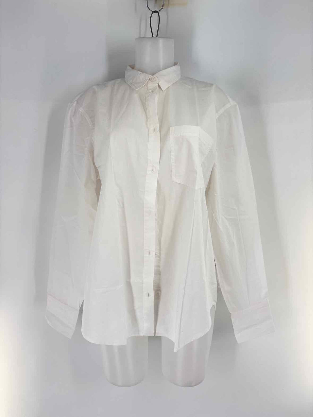 Size 12 J Crew White Shirt