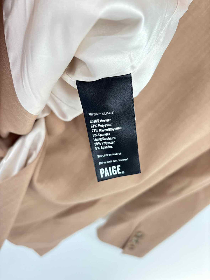 Size 2 PAIGE Beige Blazer