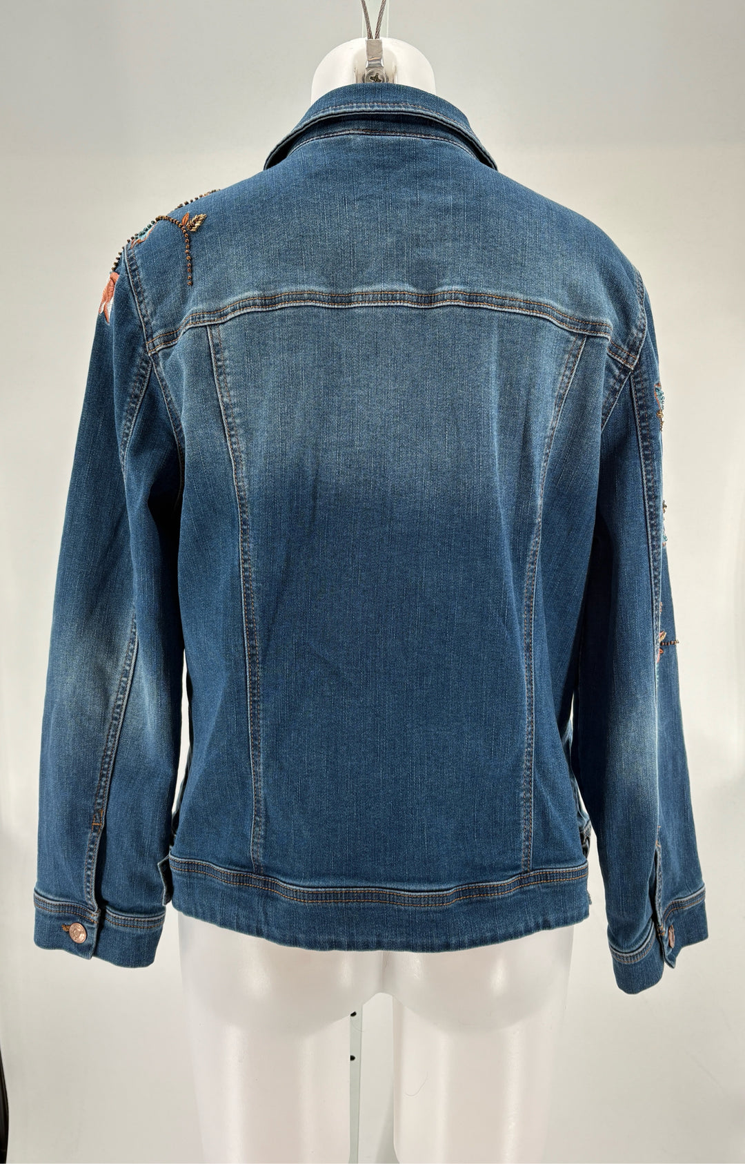 Size L Chico's Denim Jacket