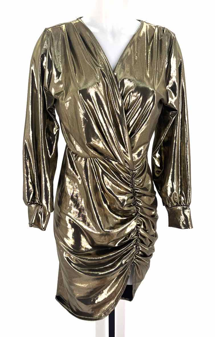 Size L Gold Dress