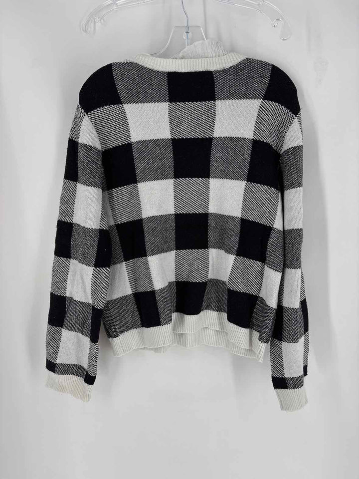 Size L Anthropologie Black/White Sweater