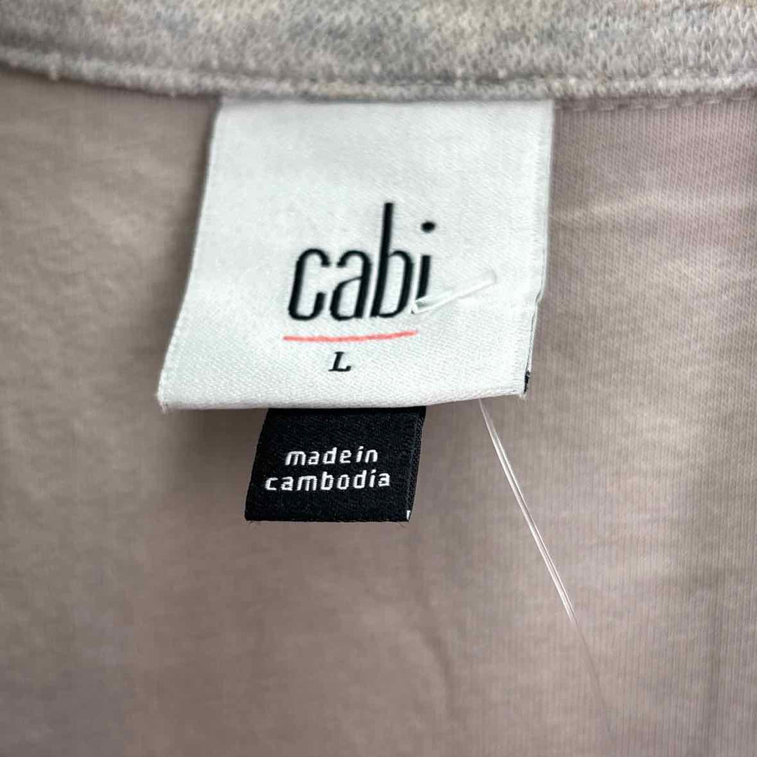Size L CABI Gray Cardigan