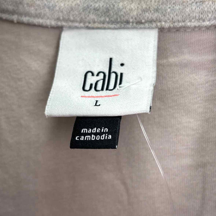 Size L CABI Gray Cardigan