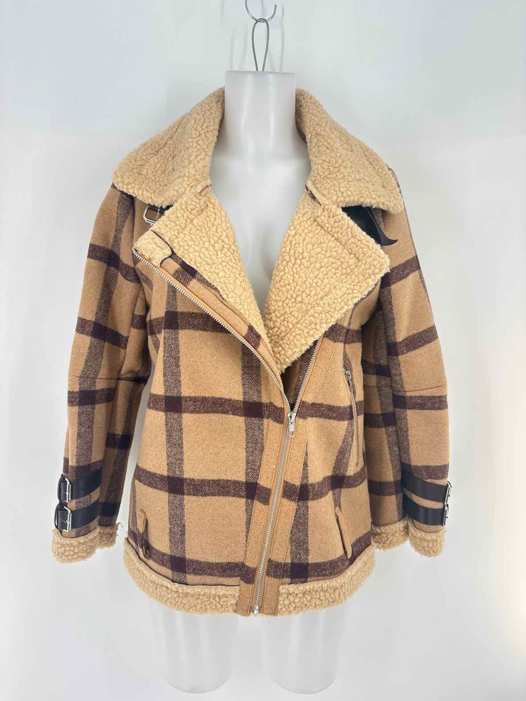 Size XS JOA Brown Print Jacket