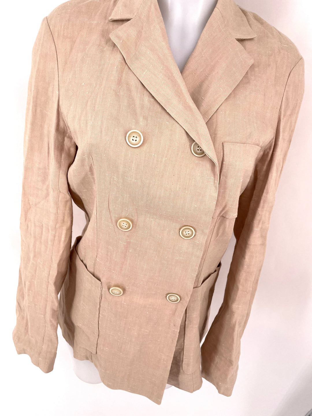 Size 36 ISABEL MARANT Peach Linen Blazer