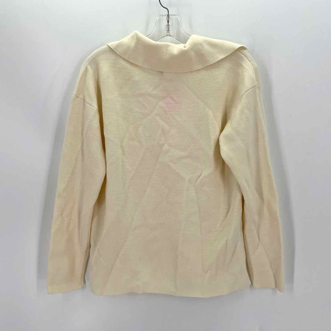 Size M Talbots Ivory Knit Sweater