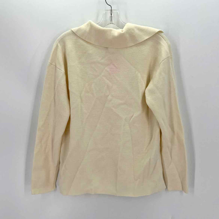 Size M Talbots Ivory Knit Sweater
