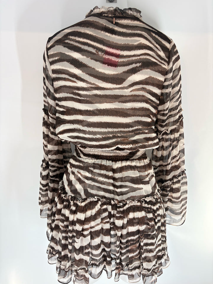 Size XS MISA Brown Dress