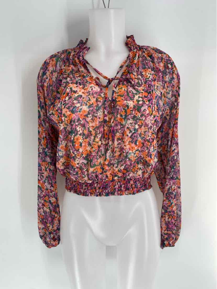 Size M LAVENDER BROWN Purple Shirt
