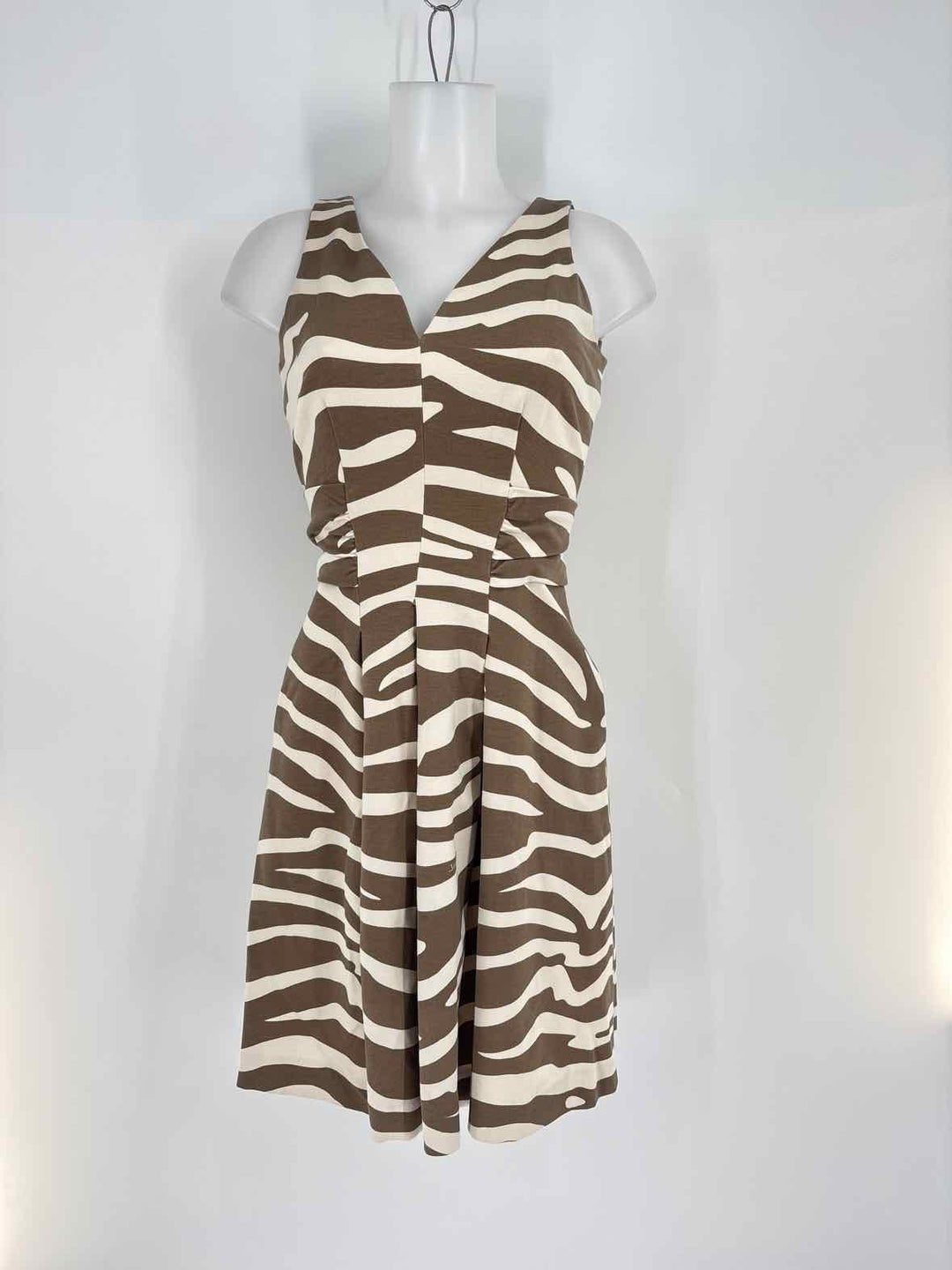 Size 0 Banana Republic Brown Print Dress