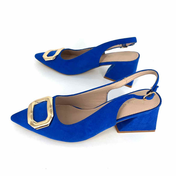 Shoe Size 7 NICOLE MILLER Royal Blue Pumps