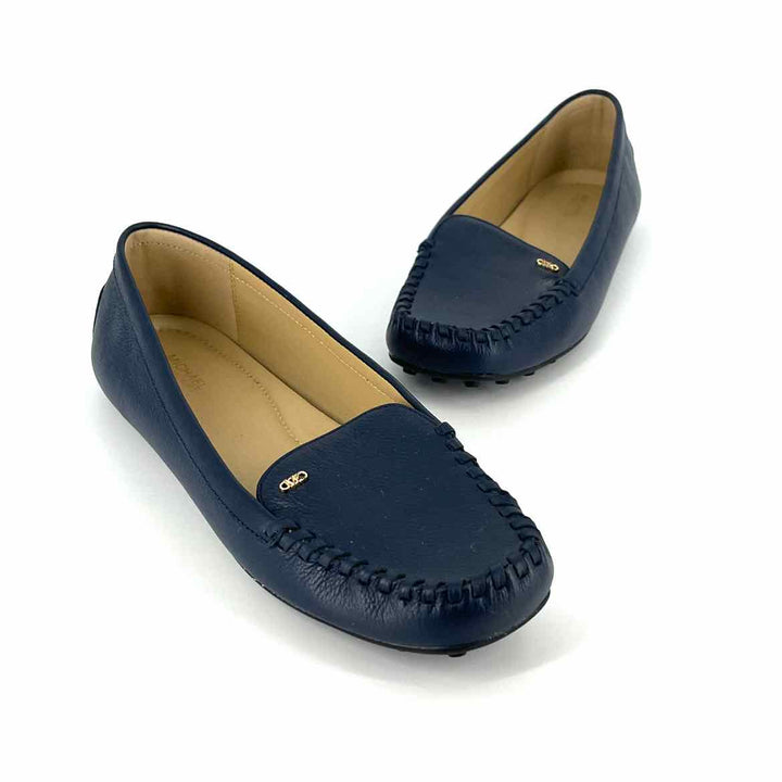 Shoe Size 9 Michael Kors Navy Leather Flats
