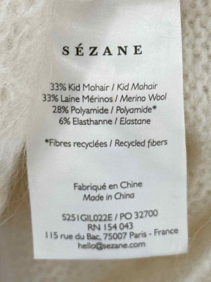 Size XS SEZANE Cream Sweater