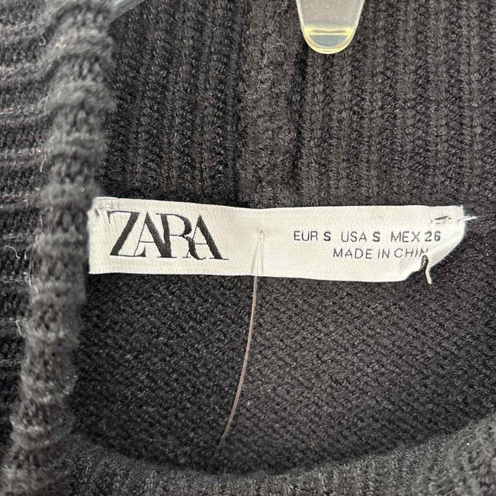Size S ZARA Black Knit Dress
