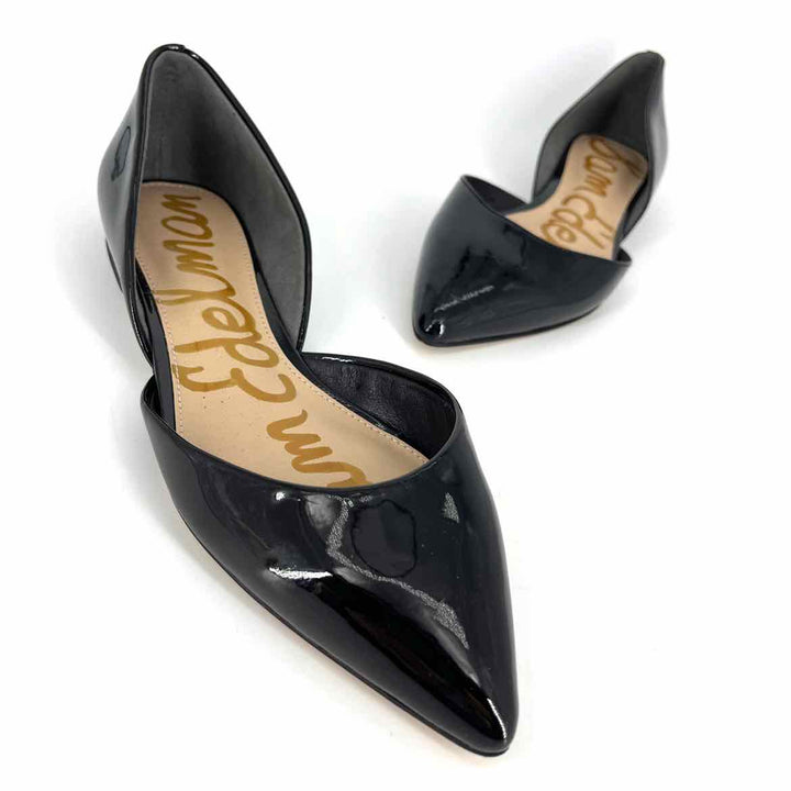 Shoe Size Sam Edeleman Black PATENT Flats