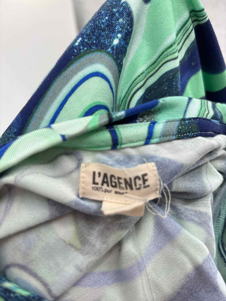 Size M L'AGENCE Multi-Color Shirt