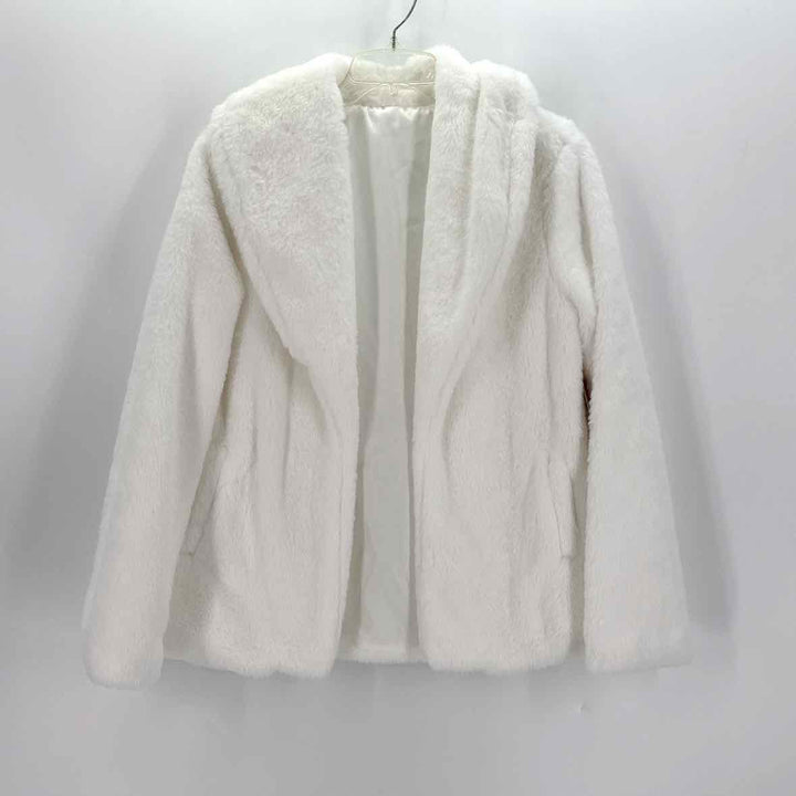 Size M White Faux Fur Coat