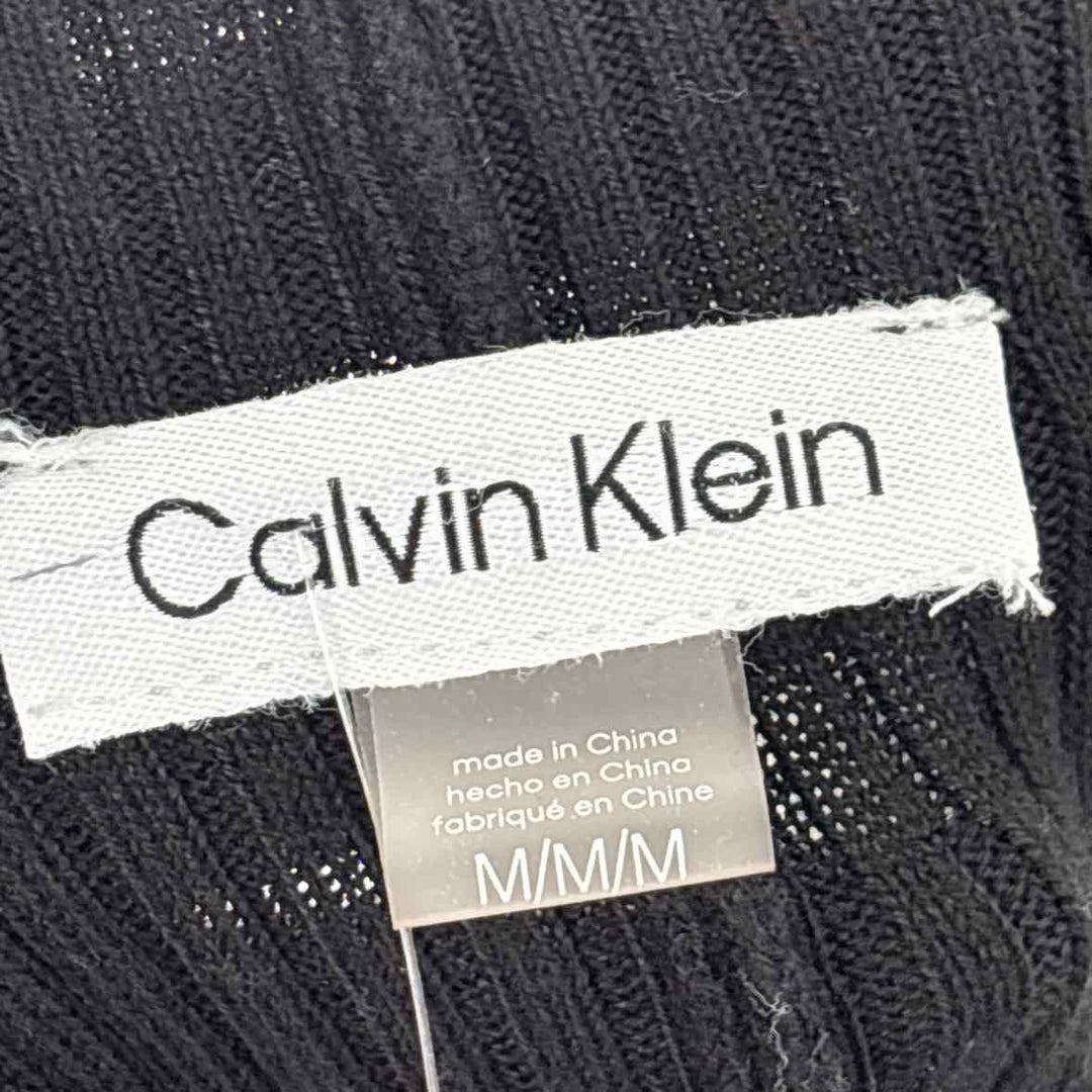 Size M Calvin Klein Black Knit Dress