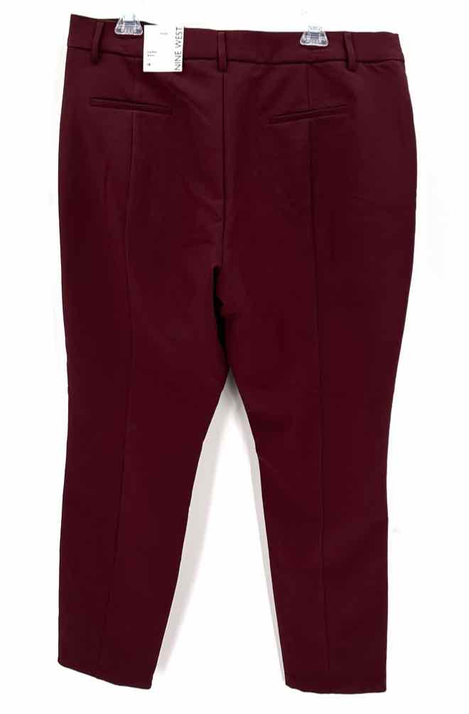 Size 18 Nine West Burgundy Pants