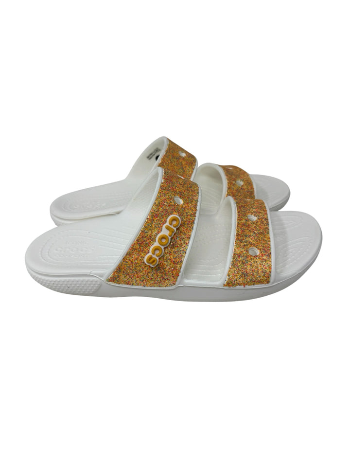 Shoe Size 8 Crocs Yellow Sandals