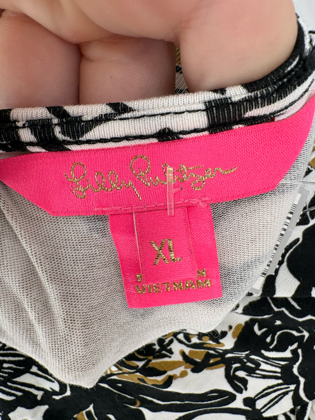 Size XL Lilly Pulitzer Tan Cotton Dress
