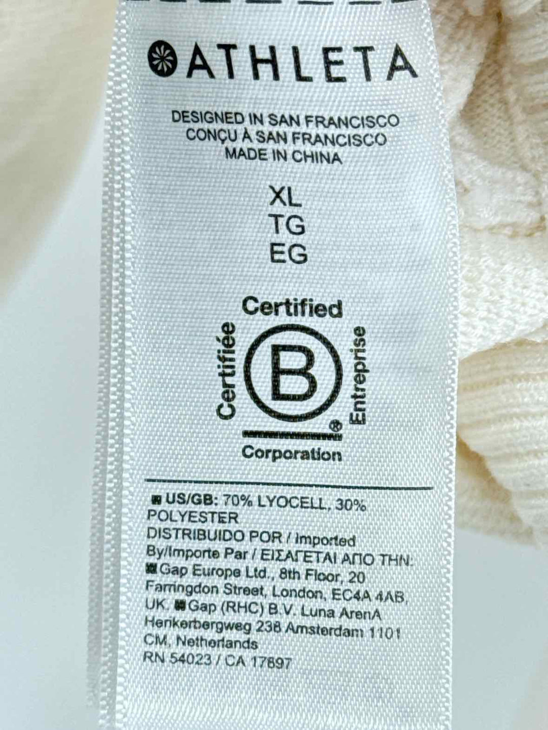 Size XL Athleta White Sweater