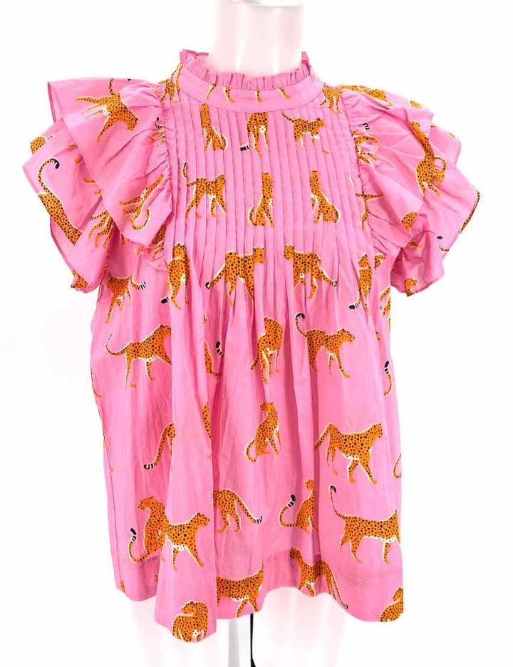 Size L J MARIE Pink Shirt