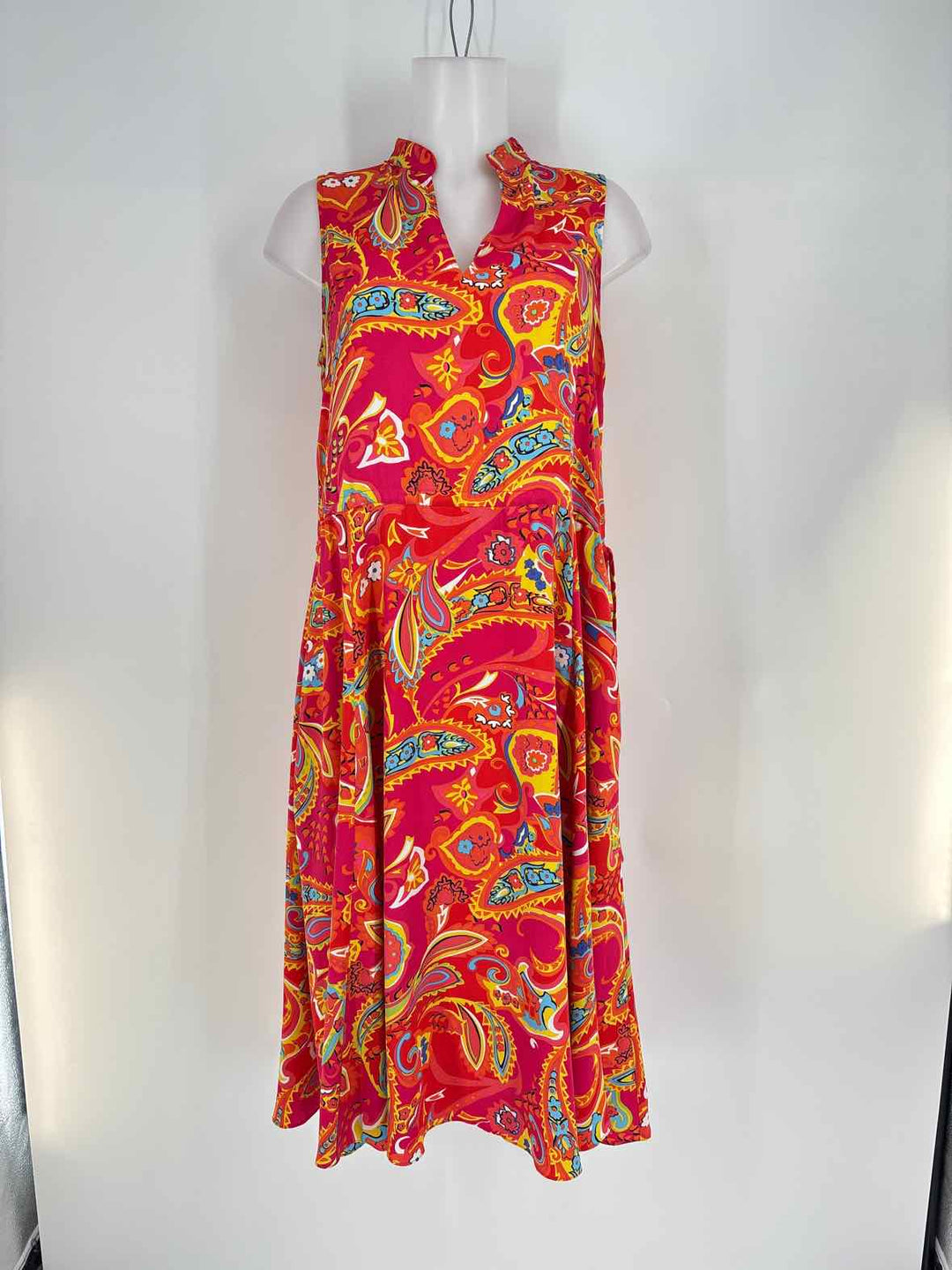 Size 8 Anne Klein PINK PRINT Dress