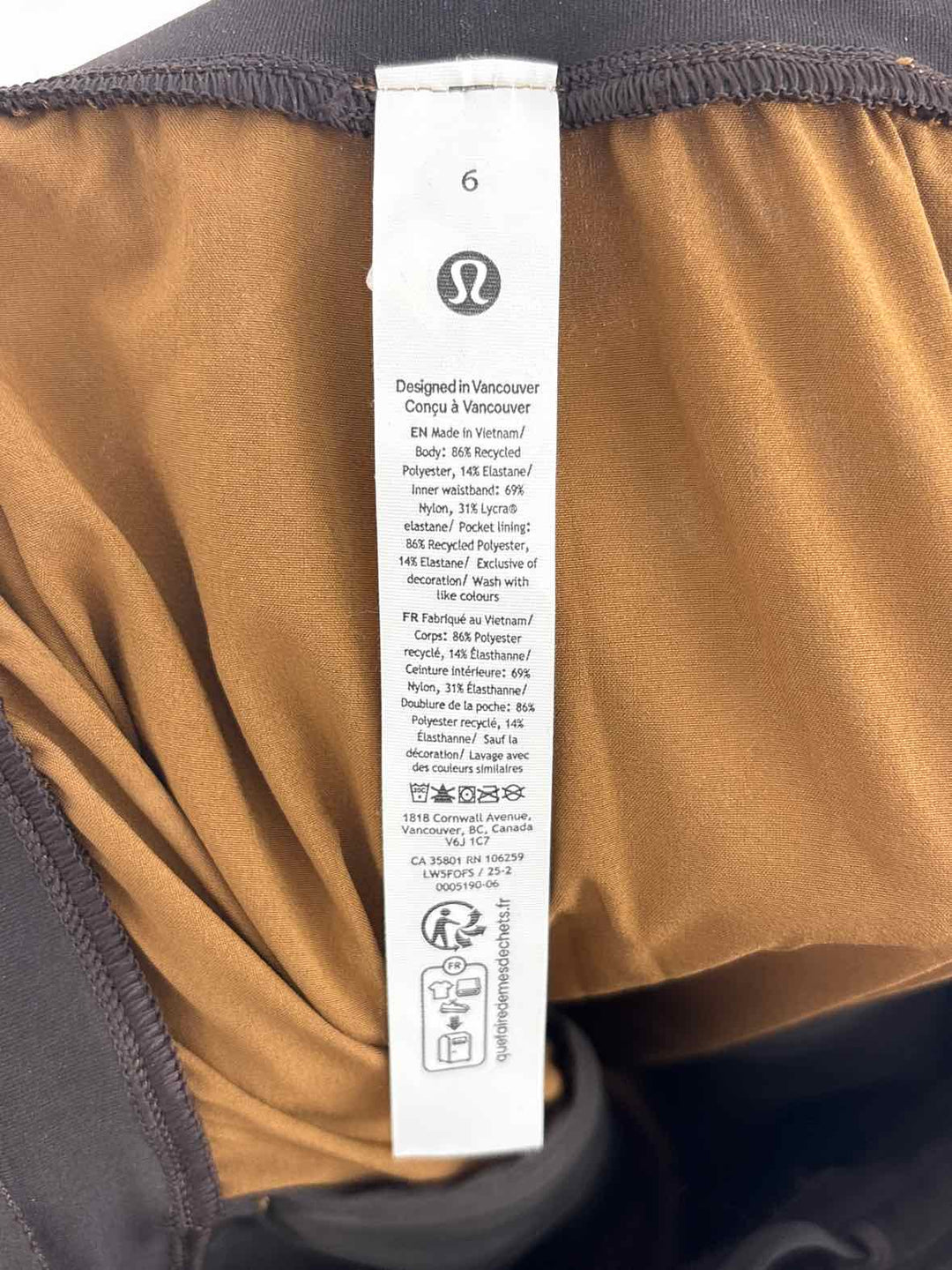 Size 6 Lululemon Tan Pants