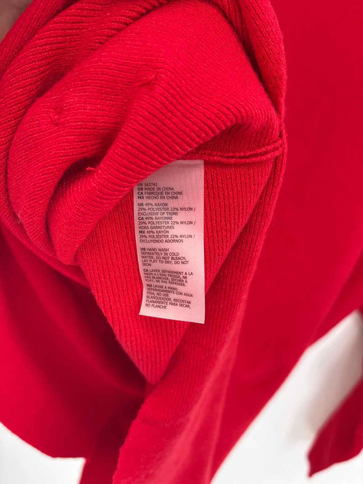 Size XS Red Sweater