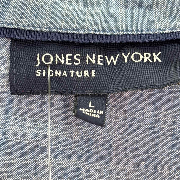 Size L Jones New York Orange Shirt