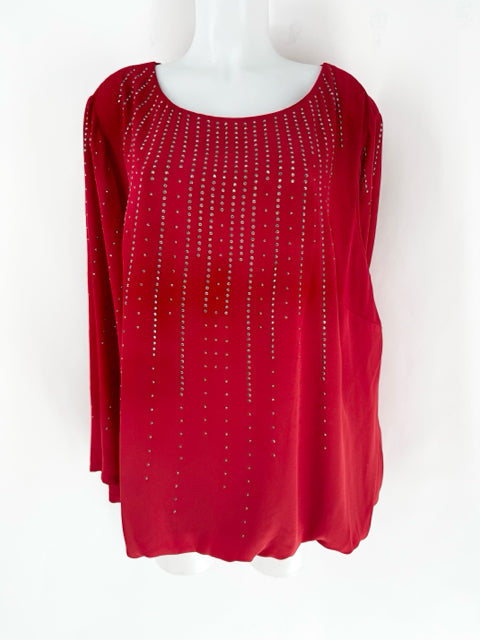 Size 3X ALFANI Red Shirt