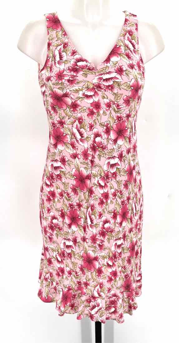 Size 4 LOFT PINK PRINT Dress