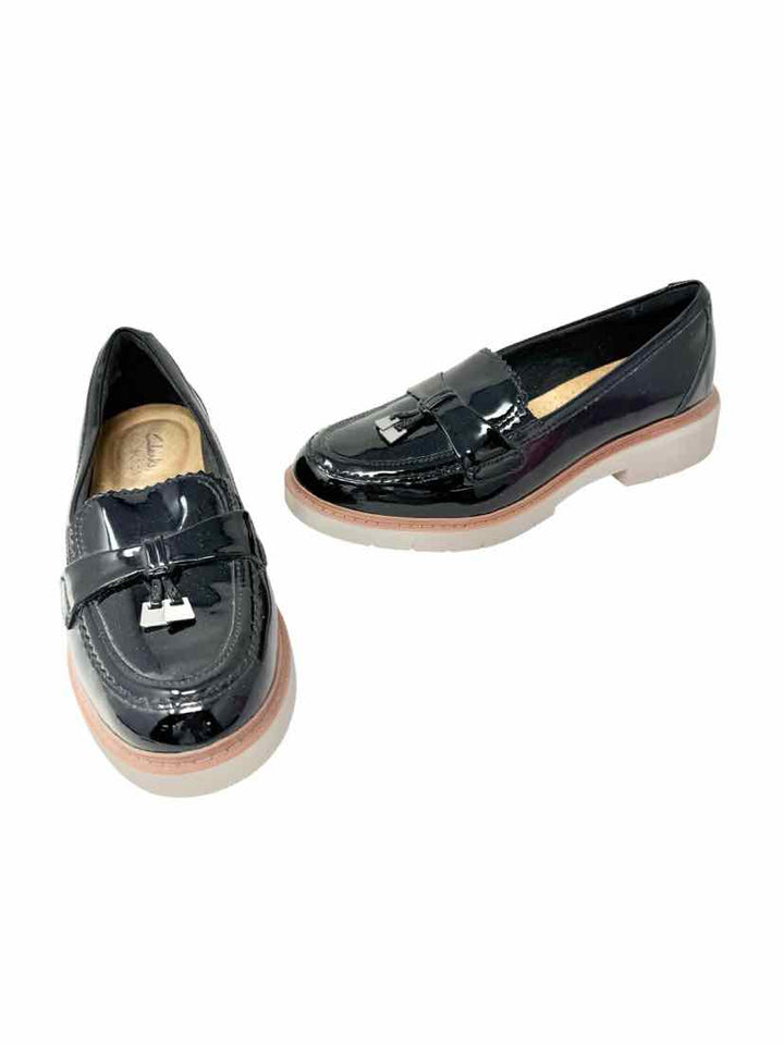 Shoe Size 6.5 CLARKS Black Loafers
