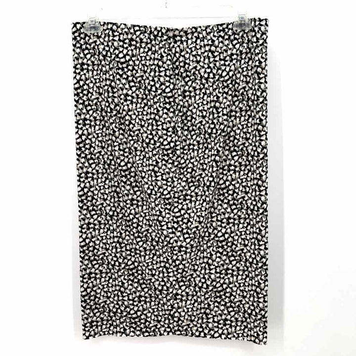 Size L Vince Camuto Black Print Skirt