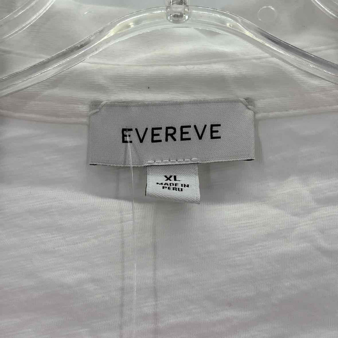 Size XL EVEREVE White Cotton Shirt