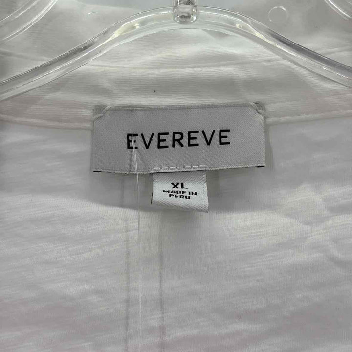 Size XL EVEREVE White Cotton Shirt