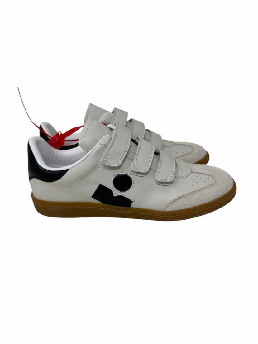Shoe Size 40 ISABEL MARANT Ivory Leather Luxury - Sneakers