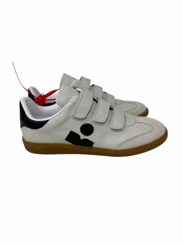Shoe Size 40 ISABEL MARANT Ivory Leather Luxury - Sneakers