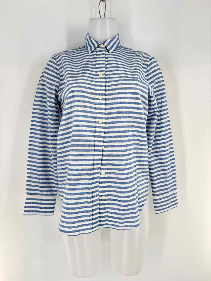 Size XS J Crew Blue Shirt