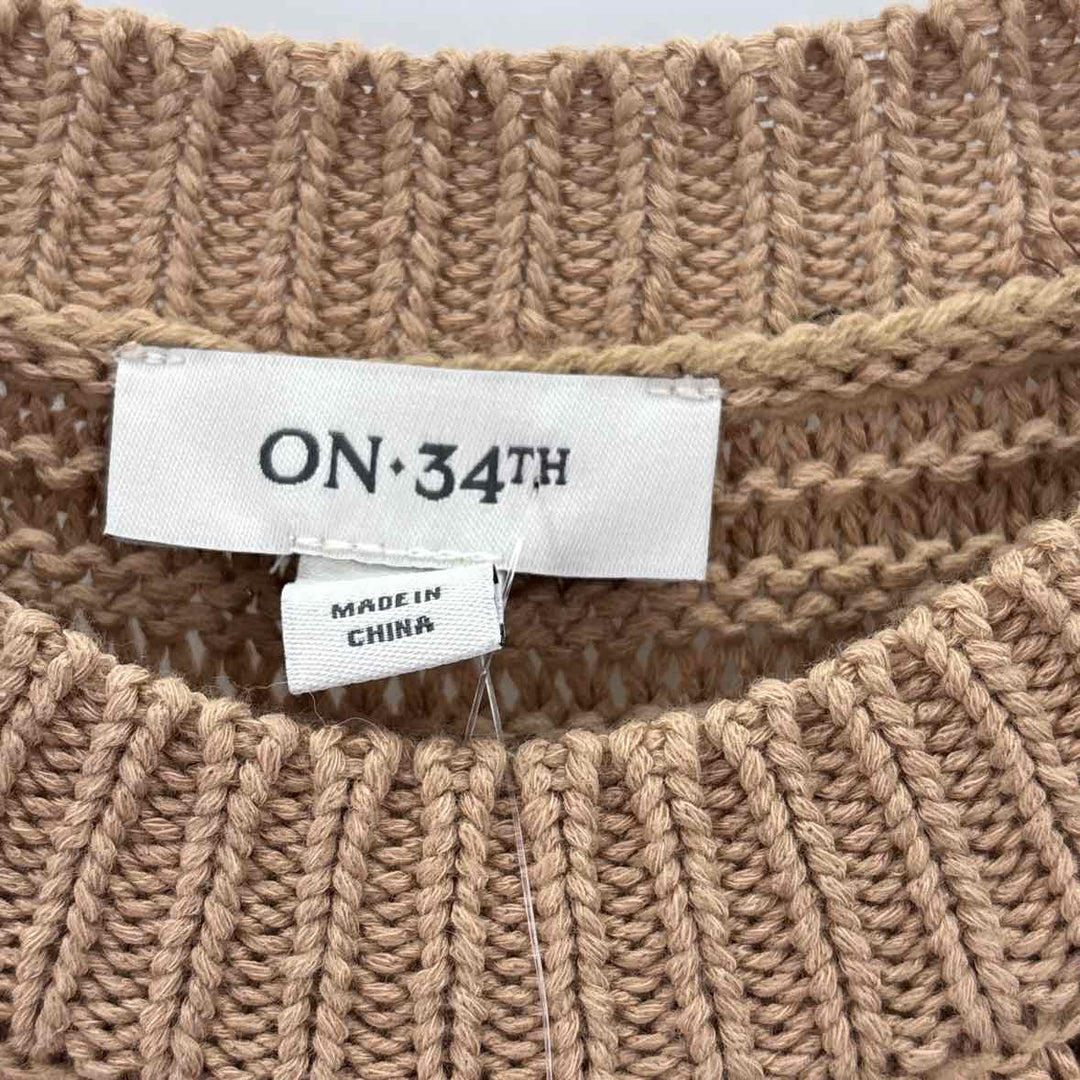 Size S ON 34TH Tan Sweater