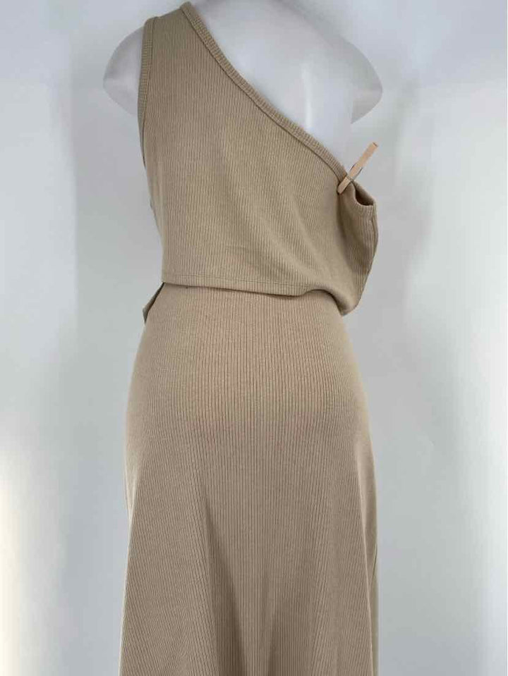 Size L/XL Banana Republic Tan Knit 2 PC Dress
