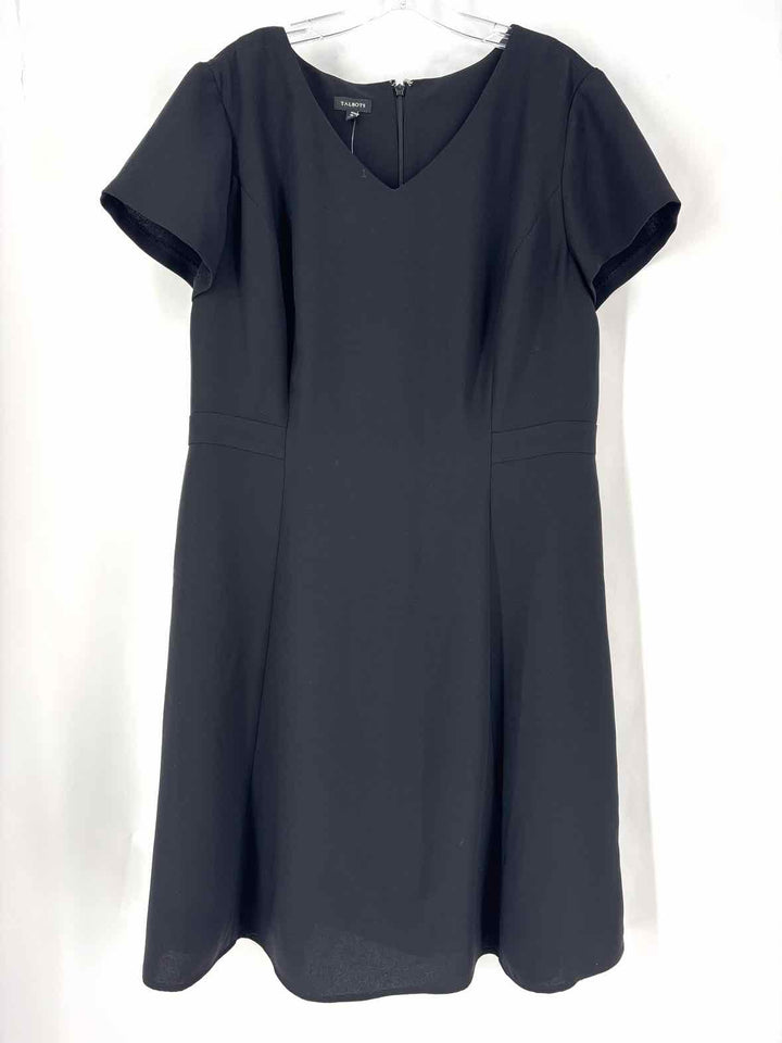 Size 16 Talbots Black Dress