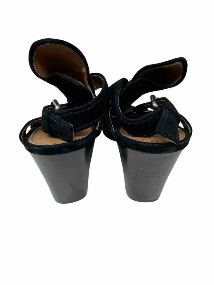 Shoe Size 10 Frye Black Suede Pumps