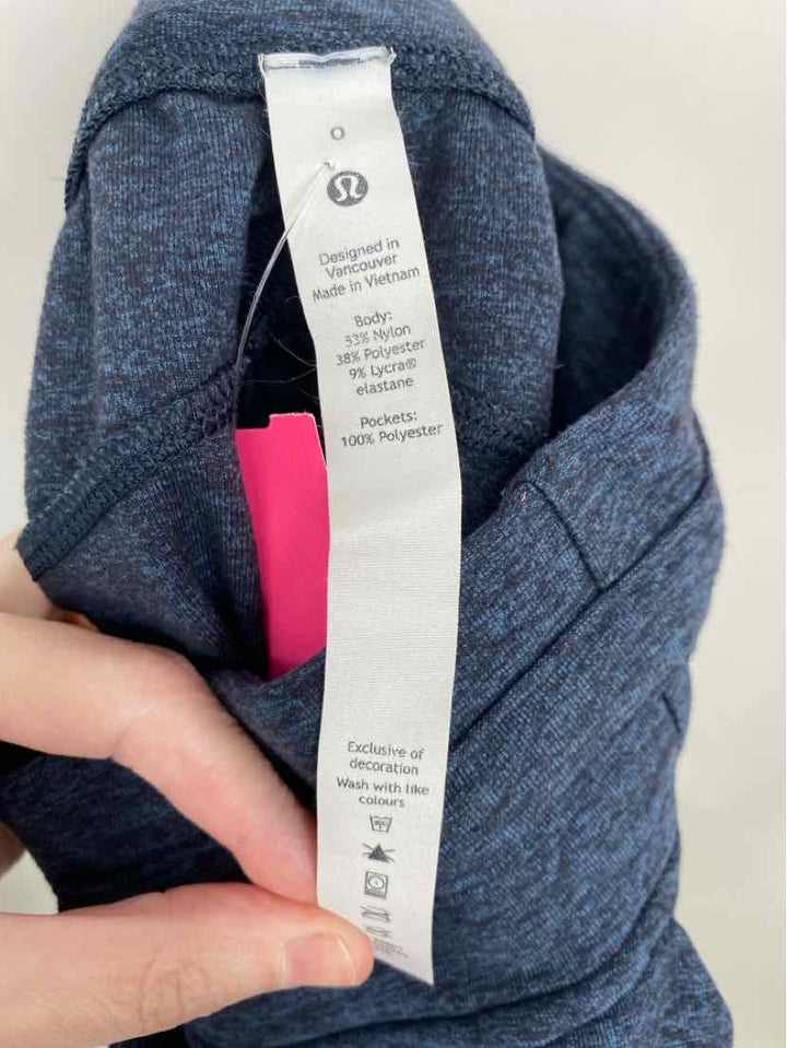 Size 0 Lululemon Blue Pants